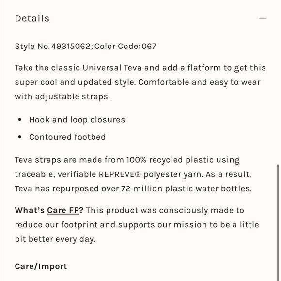 Teva Free people platform water Sandals 9 summersalt pastel NEW - Picture 4 of 13